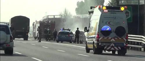 Un român a murit într-un accident produs pe o autostradă din nordul Italiei