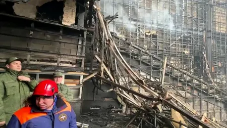 Scene de groază după atacul terorist de la Moscova: 