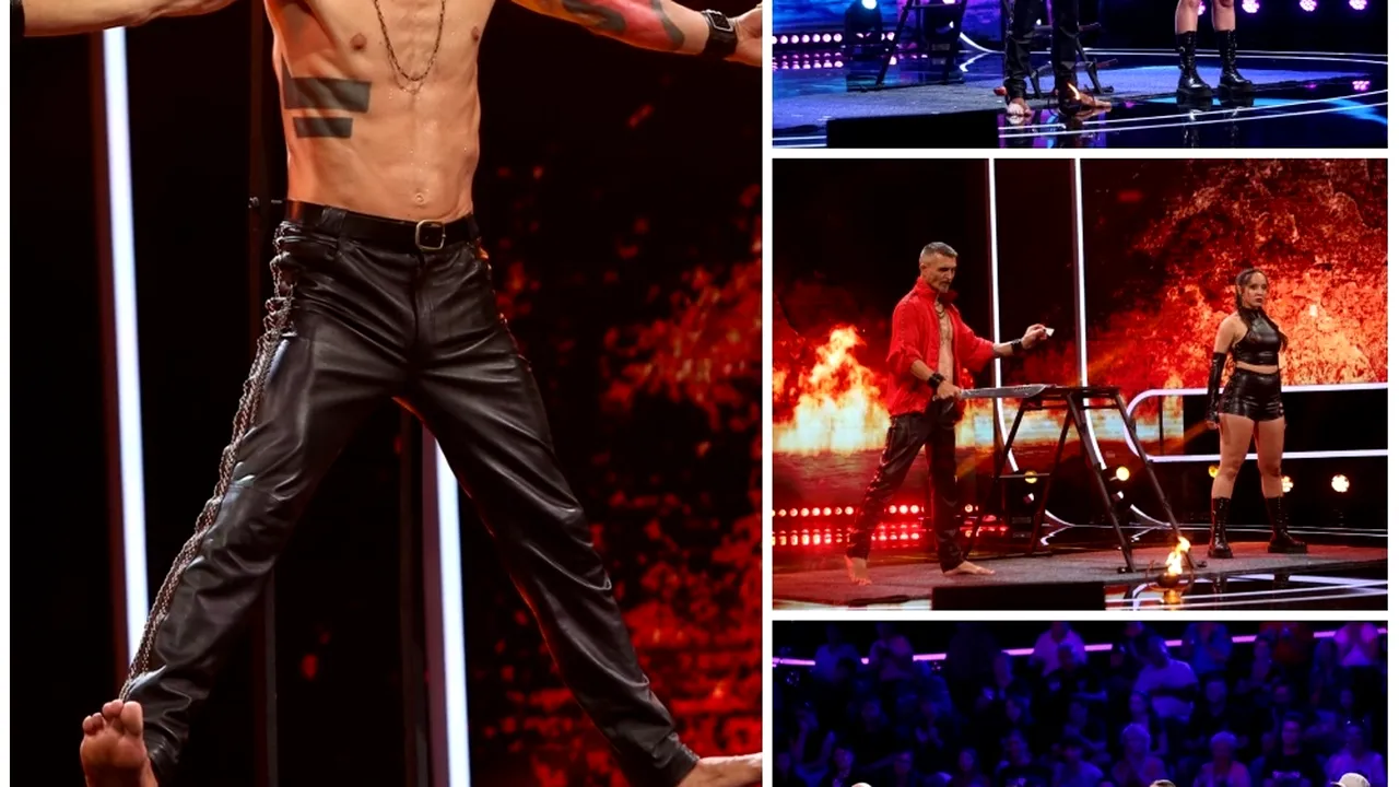 Număr INCENDIAR la iUmor, sezonul 15. Fachirul Testa, prestație arzătoare în fața juriului