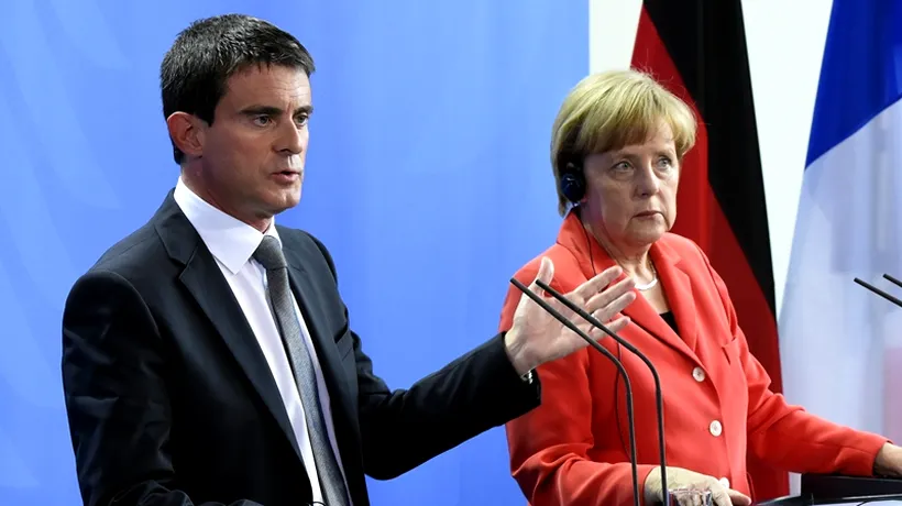 Noi probleme pentru Merkel: Franța se opune sistemului de cote obligatorii privind repartizarea refugiaților în UE