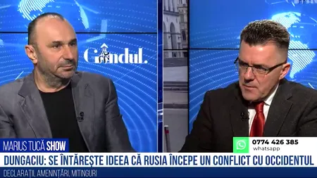 VIDEO | Dan Dungaciu: „Se întărește ideea că Rusia începe un conflict cu Occidentul”