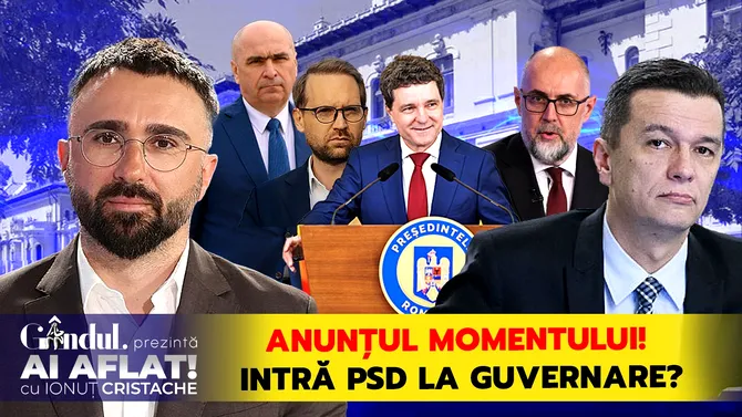 Sorin Grindeanu, președintele interimar PSD, face anunțul momentului! | „Ai Aflat! Cu Ionuț Cristache”