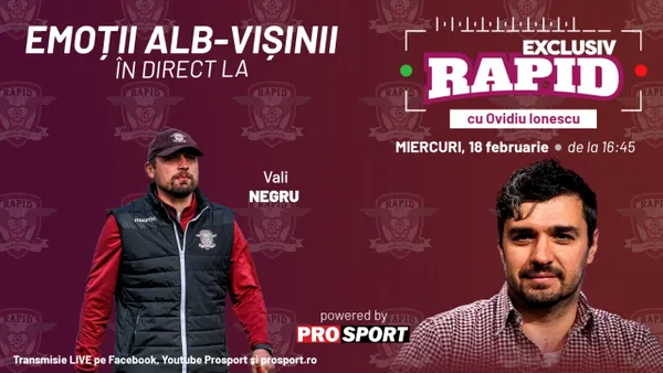 „EXCLUSIV RAPID” cu eroul de la Berlin începe la 16:45, LIVE, pe canalul de YouTube – ProSport