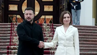 Volodimir Zelenski a ajuns la Chișinău. Liderul de la Kiev participă la o reuniune trilaterală cu Maia Sandu și Nicușor Dan