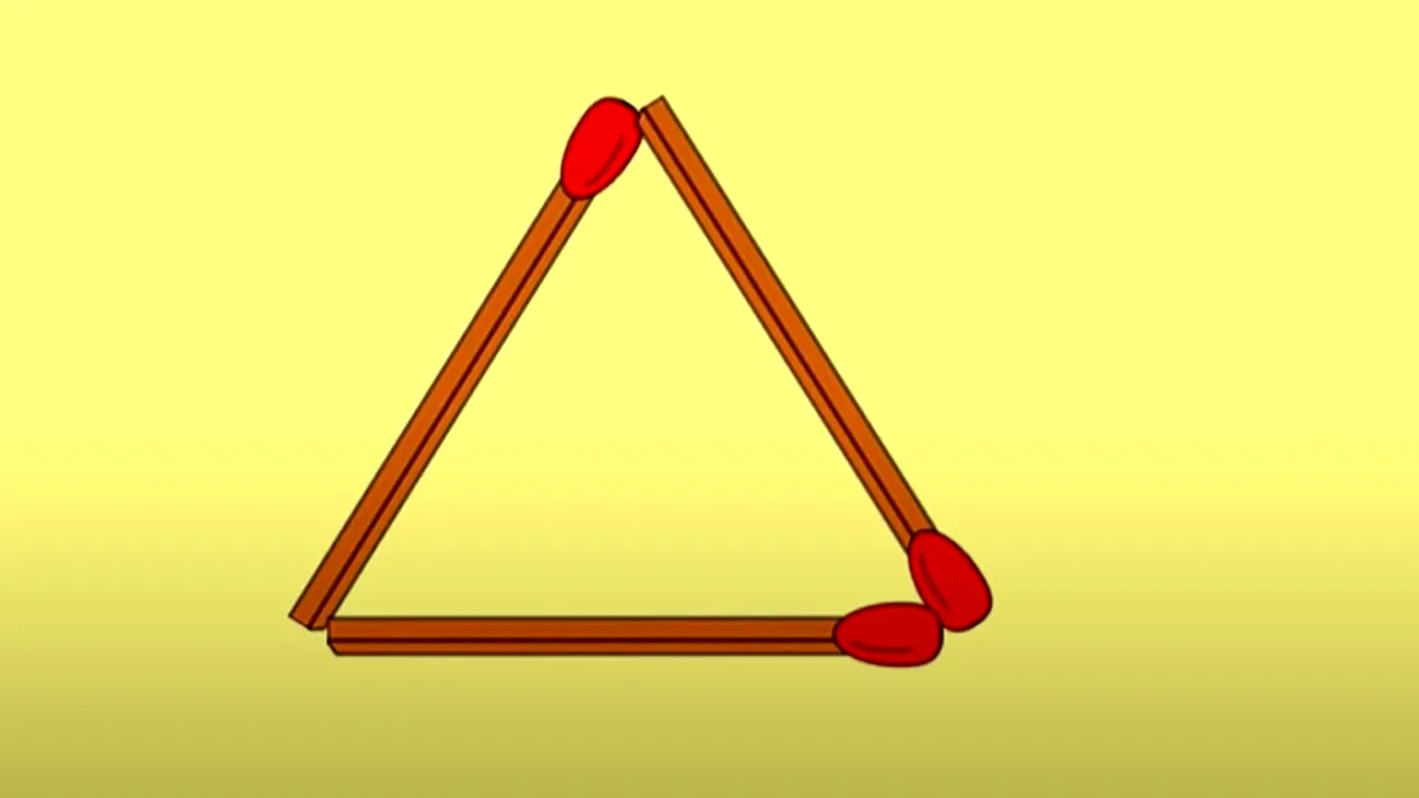 TEST IQ exclusiv pentru genii | Mutați un singur băț de chibrit pentru a obține un pătrat!