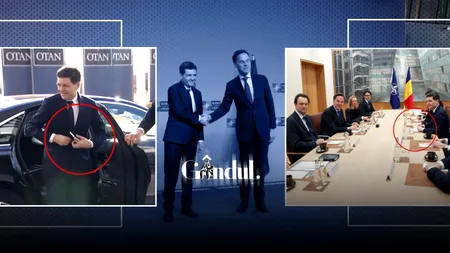 Nicușor Dan și-a luat celebrul carnețel și la întâlnirea cu secretarul general al NATO. Președintele e nedezlipit de “talismanul” său