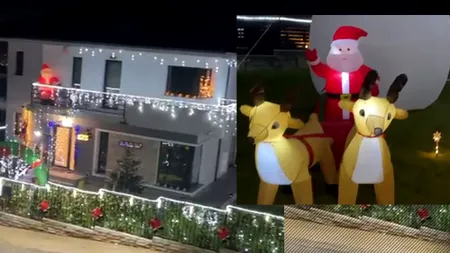 VIDEO EXCLUSIV | O familie din Cluj a deschis “Târg de Crăciun” în curtea casei! A împodobit casa IREAL de frumos!