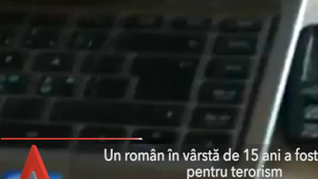 Adolescent de 15 ani reținut pentru TERORISM