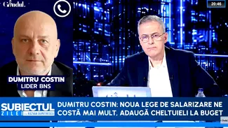 Șeful sindicaliștilor, Dumitru Costin, explică în exclusivitate la Gândul de ce legea salarizării crește cheltuielile bugetare