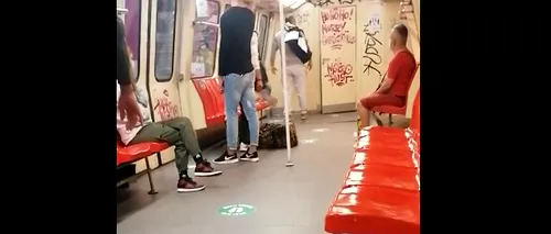 EXCLUSIV. SCANDAL la metrou, la Piața Unirii. Aproape că l-au bătut pe mecanicul de tren și i-au deschis ușa de la cabină! Motivul este unul incredibil! VIDEO