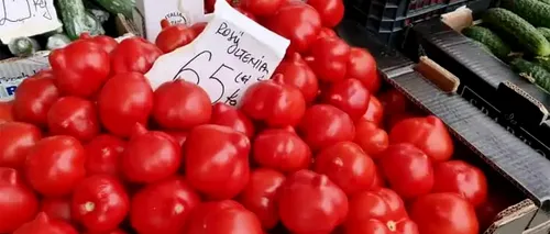 Localitatea din România în care 1 kilogram de roșii se vinde cu doar 70 de bani. În piețe, s-au dat de 100 de ori mai SCUMP!