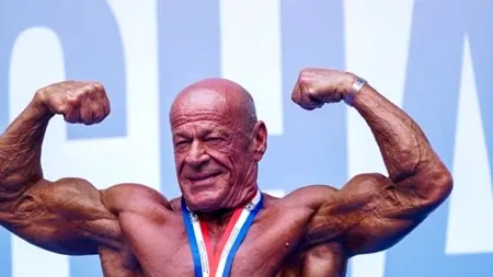 România, medalie de ARGINT la Mondiale pentru un culturist de 74 de ani! Cine este și care e povestea lui Vasile Șerban