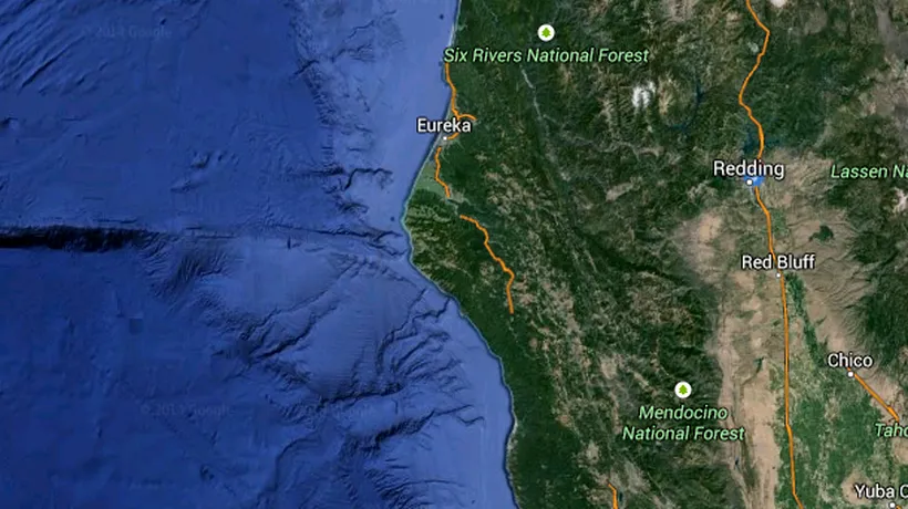 Cutremur de 5,3 grade în largul Californiei, în Oceanul Pacific