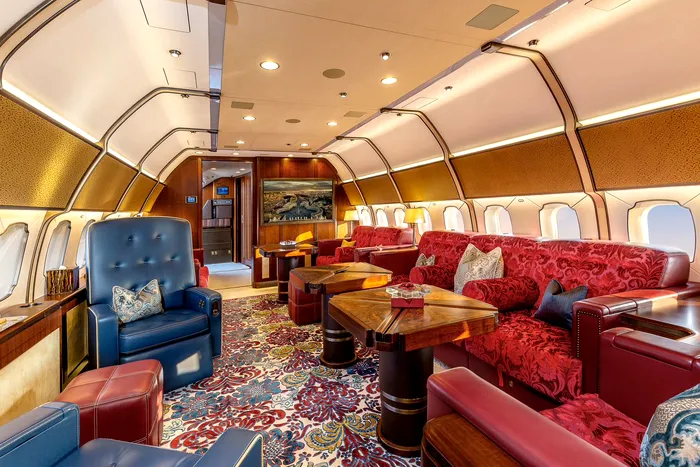 Avionul cu care merge preşedintele Iohannis în vizitele oficiale din America de Sud / Sursa foto: Global Jet