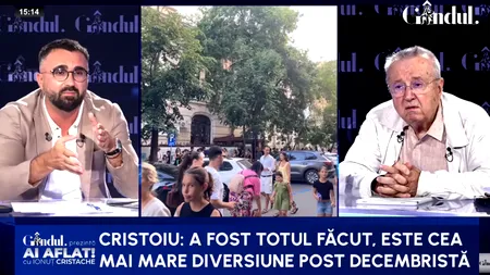 Ion Cristoiu, după „războiul merdenelelor”: Un experiment reușit/A dovedit că poporul român poate fi manipulat oricând