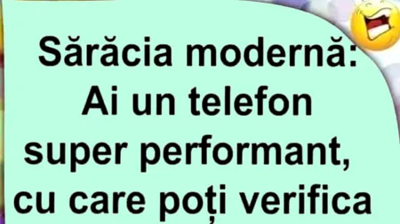 Bancul de joi | Ce este sărăcia modernă