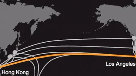 Google și Facebook construiesc cel mai rapid cablu subacvatic care va lega Los Angeles de Hong Kong. Ce scop are acesta