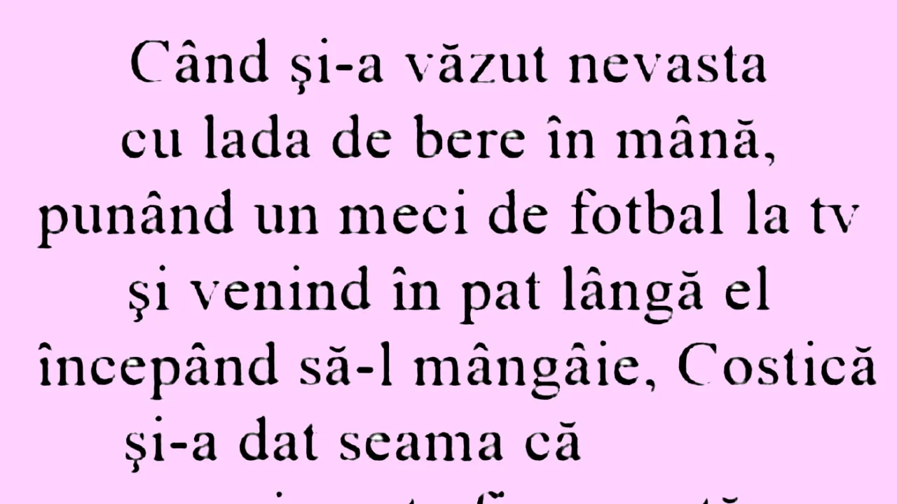 Bancul de joi | Costică, nevasta și lada de bere
