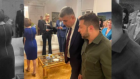Marcel Ciolacu îi transmite lui Volodimir Zelenski dorința de a participa la reconstrucția Ucrainei