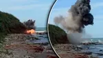 O mină marină a fost descoperită pe plaja dintre Vama Veche și 2 Mai. Scafandrii militari au neutralizat-o