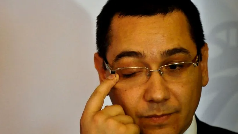 Ponta: Regret că am acceptat cvorum 50%, pentru că ne-am lăsat păcăliți de niște oameni necinstiți