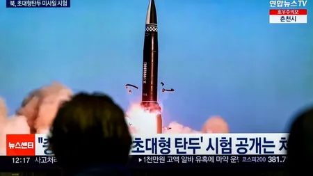 Kim Jong-Un amplifică tensiunile în Asia. Coreea de Nord a lansat o nouă rachetă balistică înaintea exercițiilor SUA-Coreea de Sud
