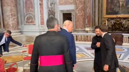 Pentru cine fusese pregătit cel de-al TREILEA scaun de la întâlnirea dintre Trump și Zelenski. Ce s-a întâmplat înainte de discuție