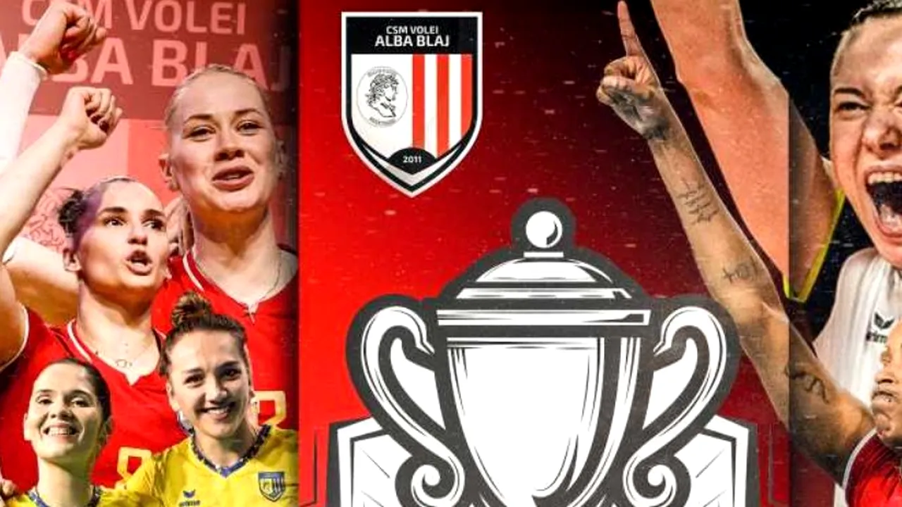Volei Alba-Blaj scrie ISTORIE: de 8 ori campioană națională la volei feminin!