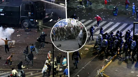 Haos în Buenos Aires după înfrângerea Argentinei la Campionatul Mondial. Poliția a intervenit în forță pentru a dispersa fanii furioși