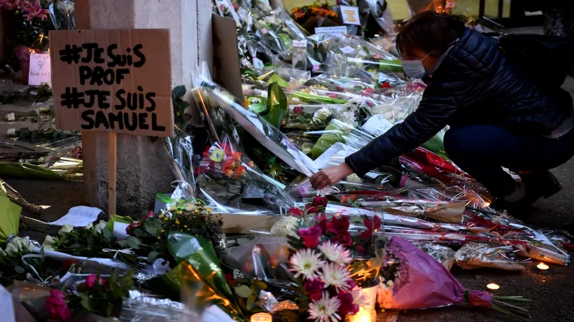 Detalii șocante în cazul crimei de la Paris: Adolescentul le-a cerut elevilor să îi identifice victima! / I-a dedidat crima lui Macron, „conducătorul necredincioșilor” - FOTO