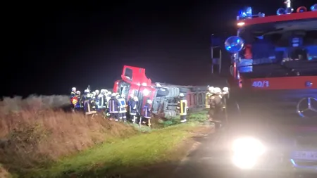 Șofer român de TIR, erou în Germania. A intervenit la timp și a salvat de la moarte un coleg ce rămăsese încarcerat în cabină, pe autostrada Passau-Frankfurt!