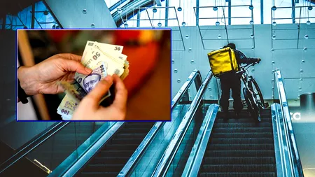 Câți lei câștigă, de fapt, un livrator de MÂNCARE în România. Lucrează 10 ore pe zi, în care face 30 de livrări