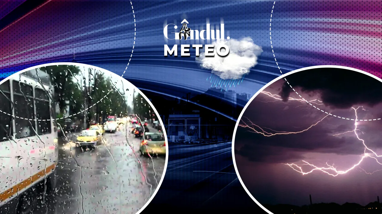 Avertisment de ultimă oră al meteorologilor ANM. România, sub averse torențiale și grindină, care sunt zonele afectate