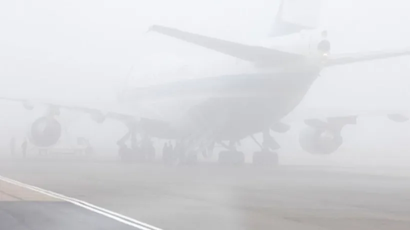 Cluj. Alte șase curse aeriene afectate de ceață, unele au întârzieri de două-trei ore, altele-anulate