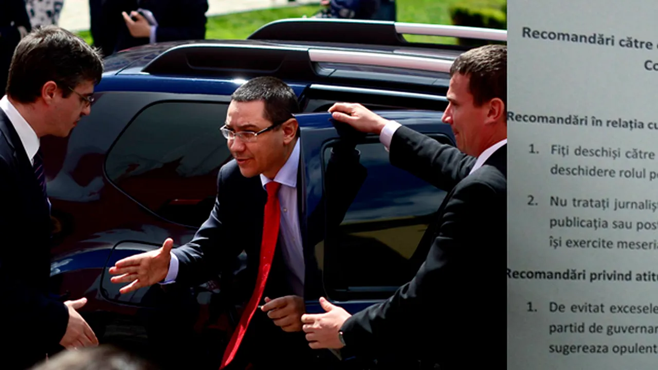 Într-un document de uz intern, Ponta le-a trasat pesediștilor noile REGULI DE COMPORTAMENT: „Fără aroganță!