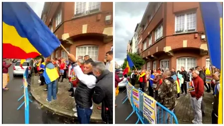 Proteste în Belgia pentru eliberarea lui Călin Georgescu. Zeci de români și-au exprimat solidaritatea: 