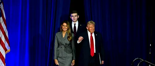 Trump DEZVĂLUIE de ce Barron, fiul său și al Melaniei, este atât de înalt: „Am spus că va fi jucător de baschet”