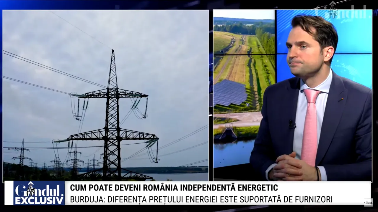 VIDEO | Sebastian Burduja, la Gândul Exclusiv: „Mi-am asumat că nu vor tremura românii nici de frig, nici de frica facturilor”