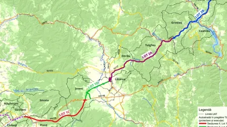 Lotul 1D Joseni-Ditrău al A8, blocat de contestația SA&PE Construct SRL-Spedition UMB-Tehnostrade SRL