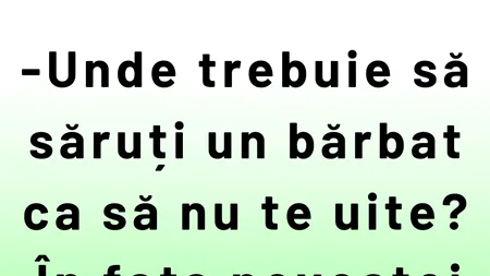 Bancul de marți | Sărutul perfect