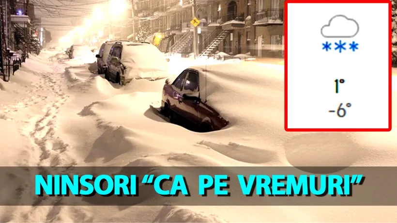 Meteorologii ACCUWEATHER anunță o lună decembrie „ca pe vremuri” în România. Ce temperaturi vor fi în București