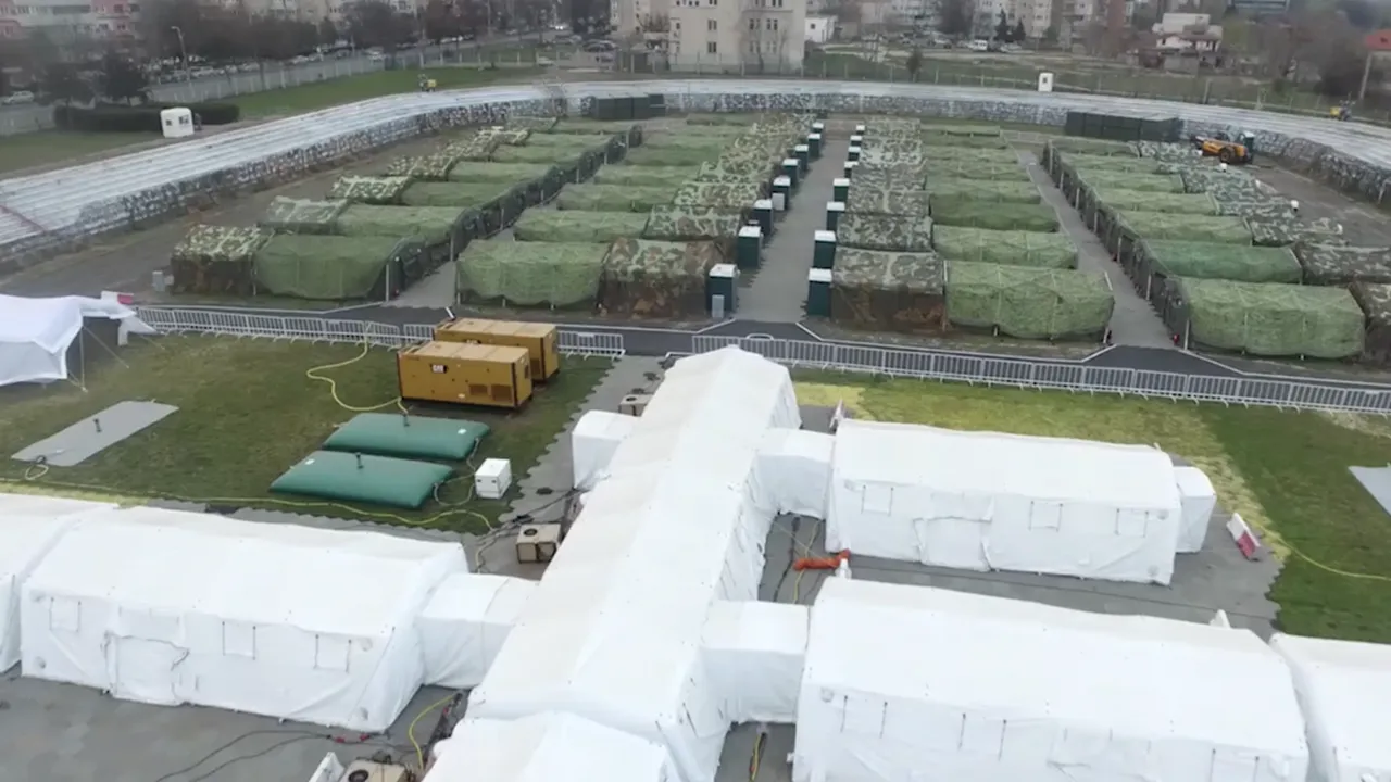 PANDEMIE. Cât a costat spitalul modular pentru pacienţii COVID-19 care a fost instalat la Constanţa
