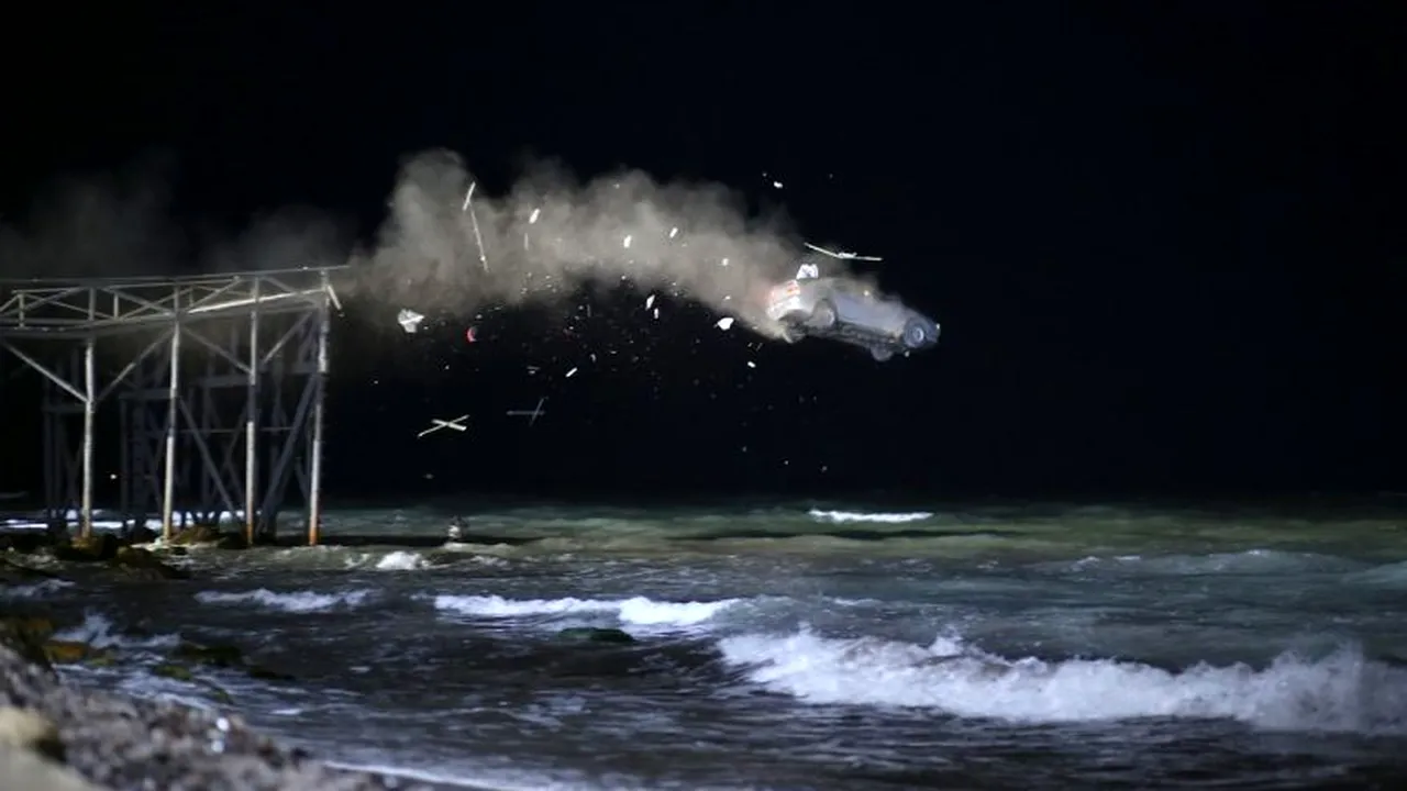 Cascadorii spectaculoase, la filmările pentru 