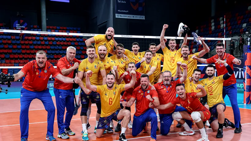 România, rezultat INCREDIBIL în voleiul masculin! A învins campioana olimpică Franța și va juca în optimiile Euro 2023