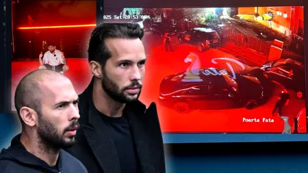 Alertă la vila fraților Tate din Ilfov. Poliția a fost chemată să imobilizeze un individ înarmat cu un pistol. Incidentul, transmis live pe internet