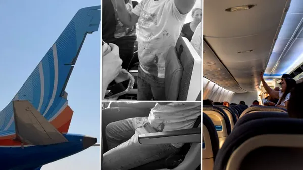 Teroare în aer: Imagini dramatice de la bordul avionul Flydubai arată cum pasagerii l-au imobilizat pe atacator și l-au îngrijit pe căpitanul rănit
