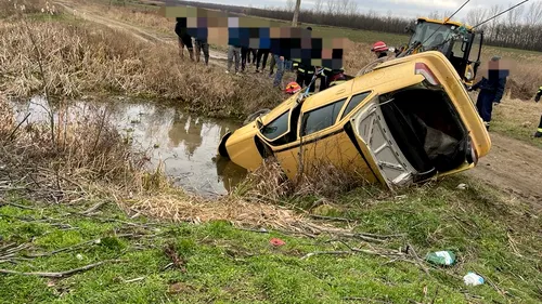 Un pădurar din Dolj a murit după ce a intrat cu mașina într-un canal
