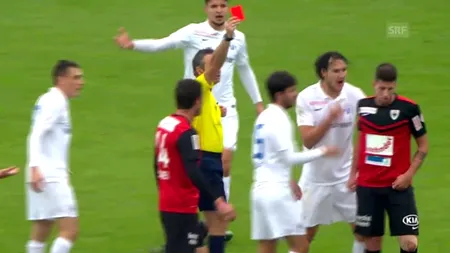 Fotbalist, amendat penal cu 10.000 de franci elvețieni pentru că a făcut praf genunchiul unui adversar. Imagini DURE