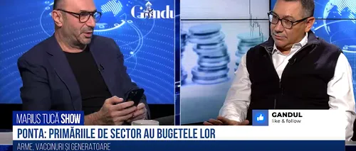 VIDEO | Victor Ponta: „Primăriile de Sector au bugetele lor”
