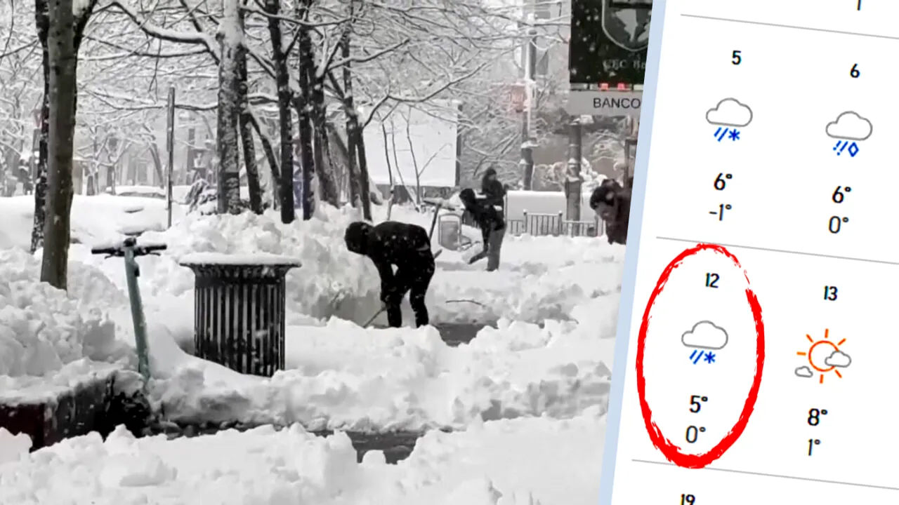 Orașele din România în care ninge de Paște. Meteorologii Accuweather au modificat prognoza